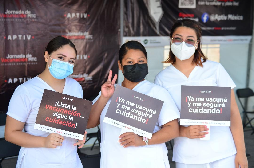 Comienza vacunación en el Aptiv MTC