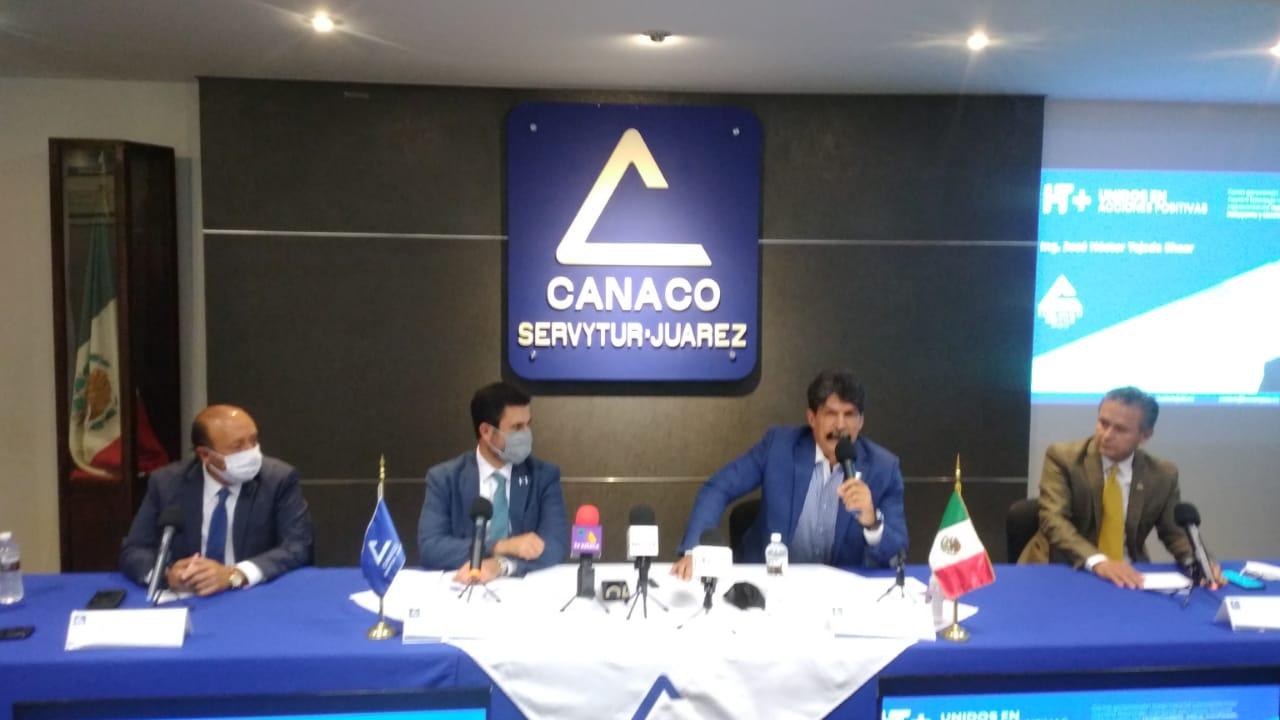 Candidato a la presidencia de la Concanaco estuvo en Ciudad Juárez