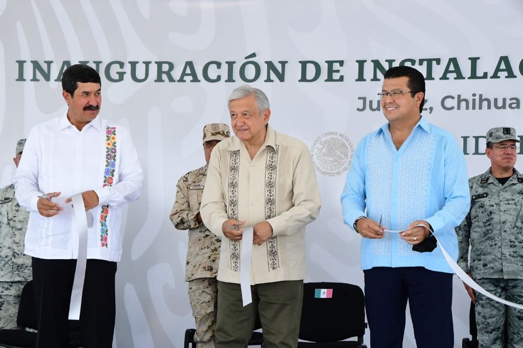 Participó Cabada en inauguración del Cuartel de la Guardia Nacional en Ciudad Juárez