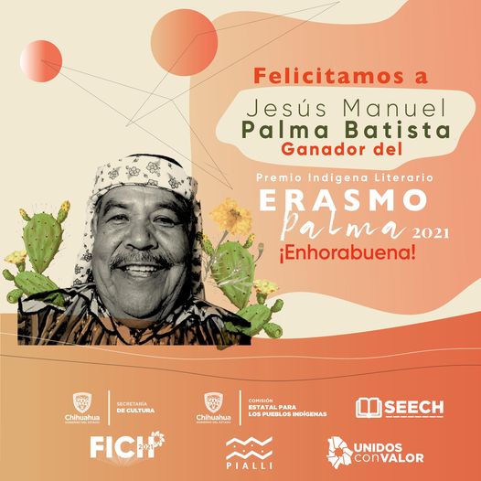 Otorgan Premio “Erasmo Palma 2021” a Jesús Manuel Palma Batista