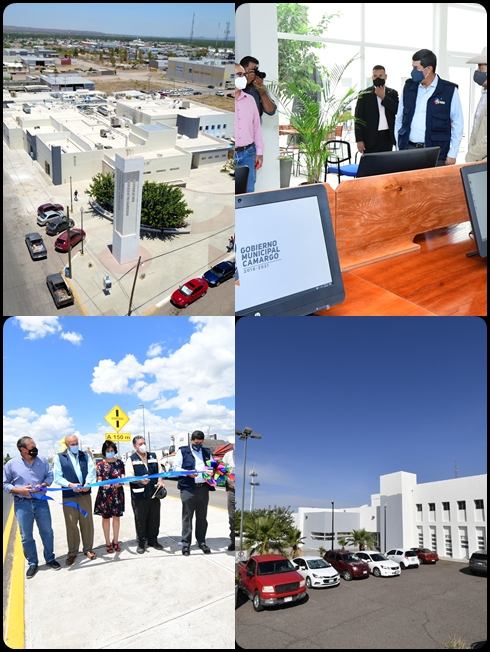 Entrega Estado Diversas obras realizadas en Ciudad Camargo