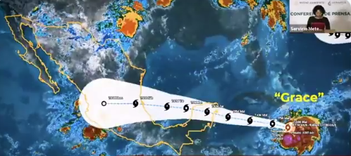 Alerta  en Yucatán y Quintana Roo por ‘Grace’