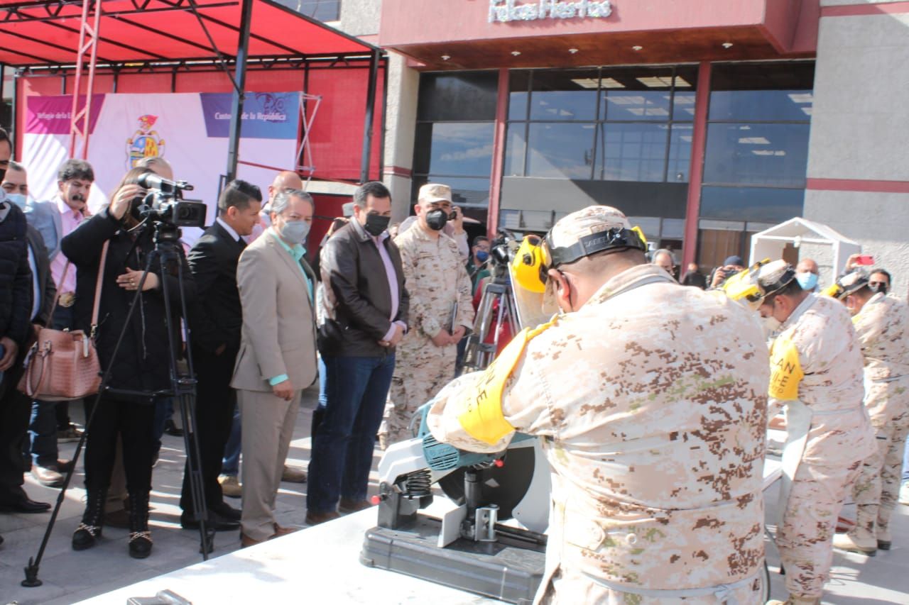 Clausura alcalde campaña de donación de armas de fuego