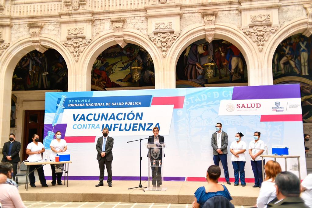 "Vamos a lograr el Sistema de Salud que nos merecemos”; arranca Gobernadora vacunación contra influenza