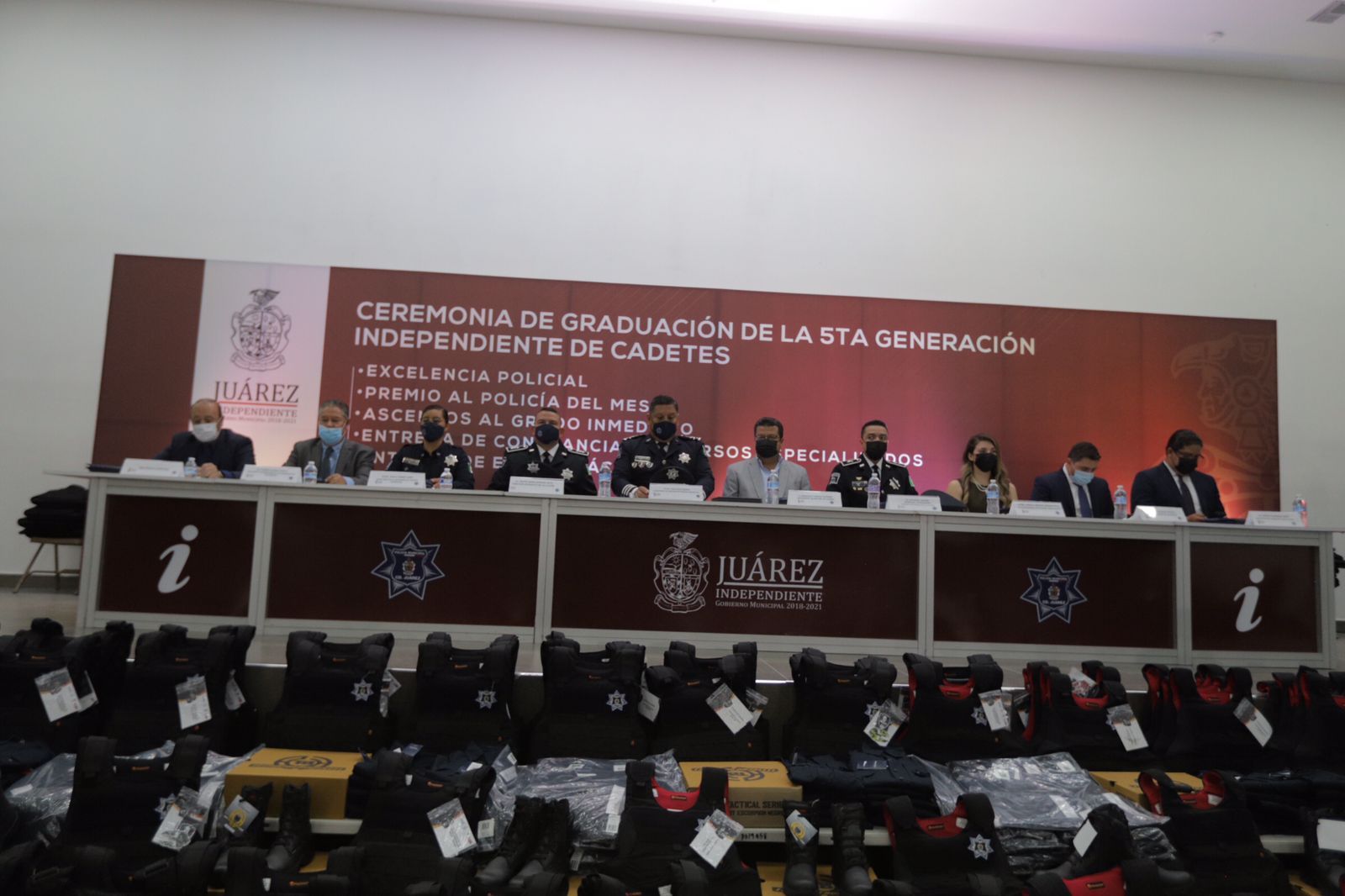 Gradúa la Quinta Generación y se toma de protesta a 144 nuevos agentes