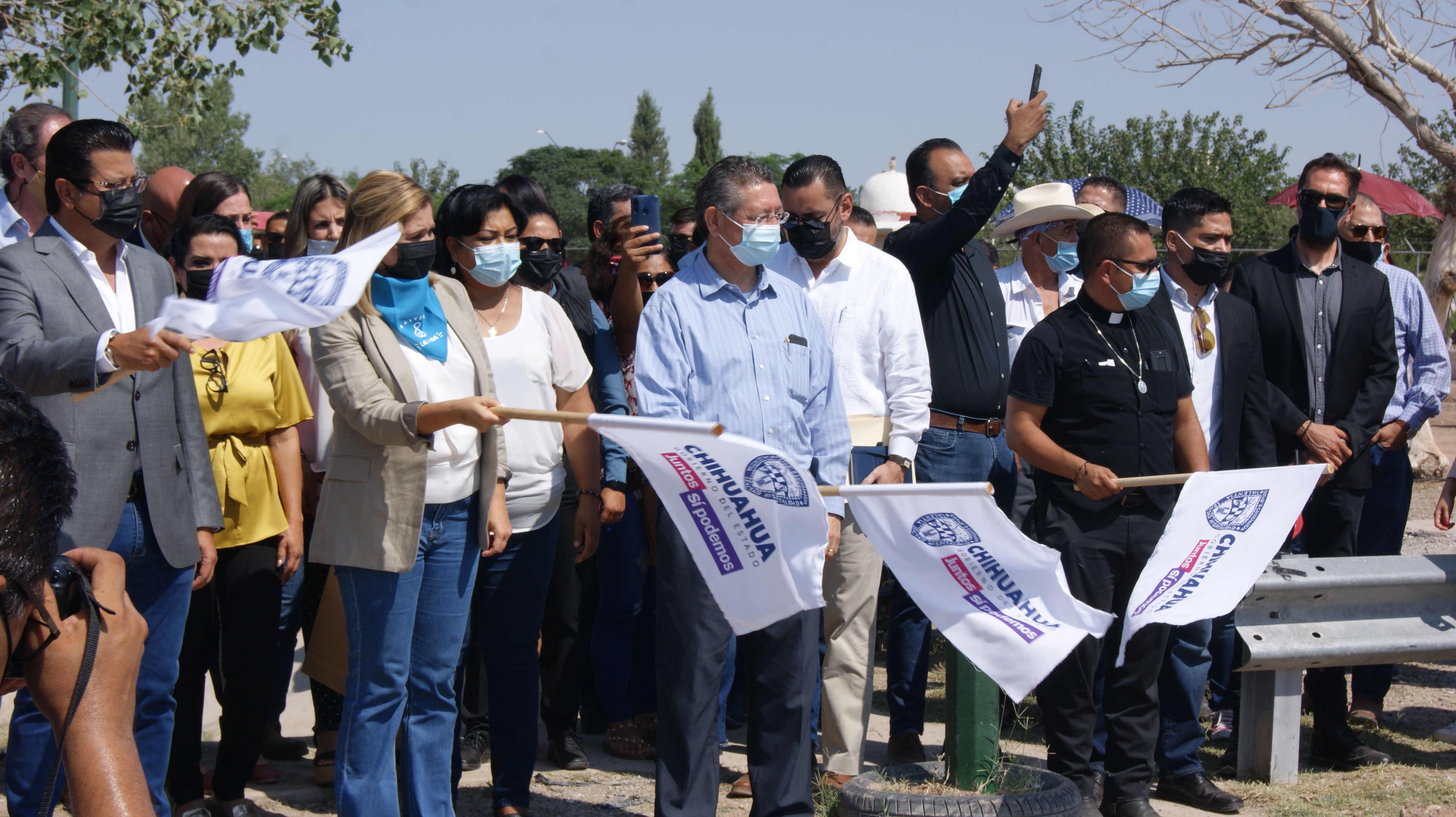 Maru Campos, realizó la primera actividad en Juárez  como jefa del ejecutivo estatal
