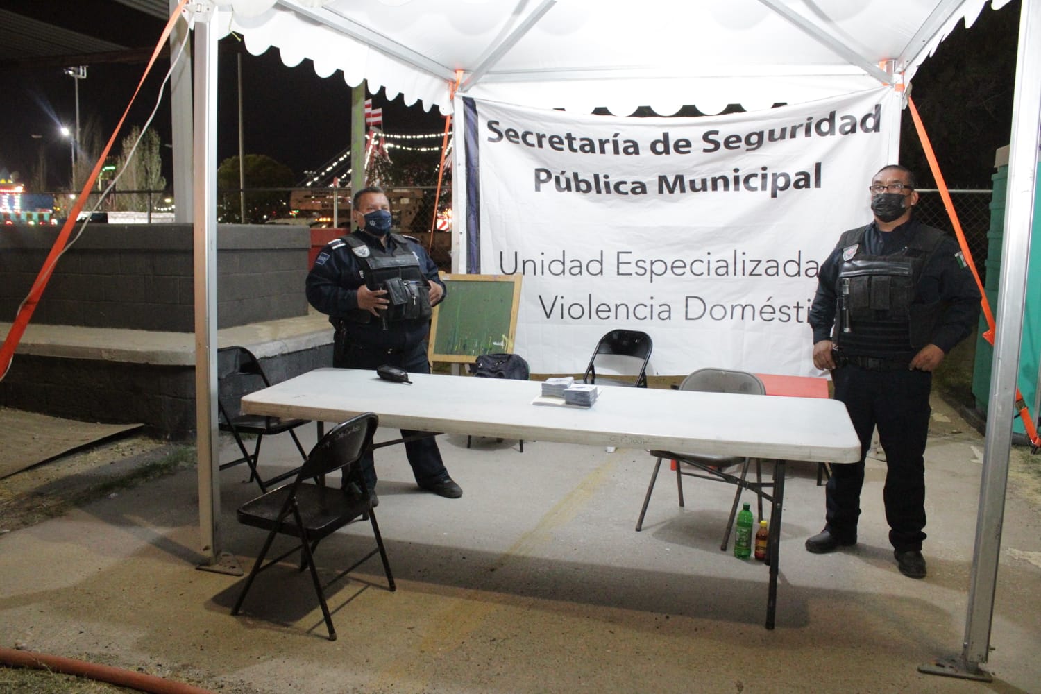 Toda una logística de seguridad en la Feria Juárez