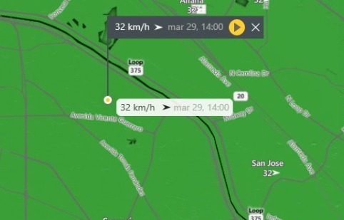 Preparan alerta amarilla por fuertes vientos para el martes.