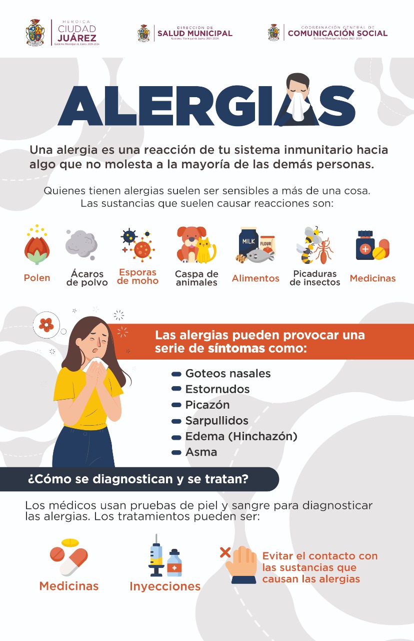 Difunde municipio medidas para la prevención de alergias