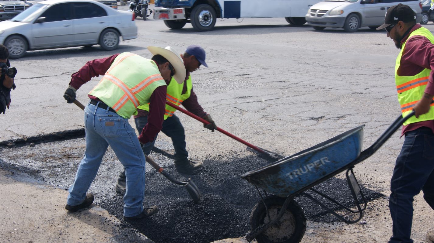 Arranca municipio con programa reforzado de bacheo.