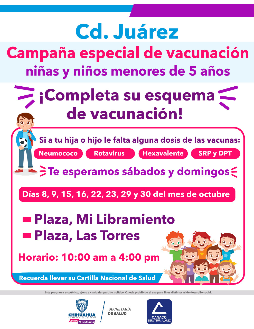 Reactiva CANACO campaña de vacunación en centros comerciales.