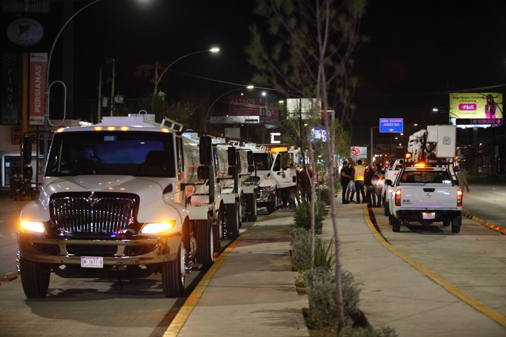 Arranque Alcalde Cruzada Nocturna por los Corredores comerciales