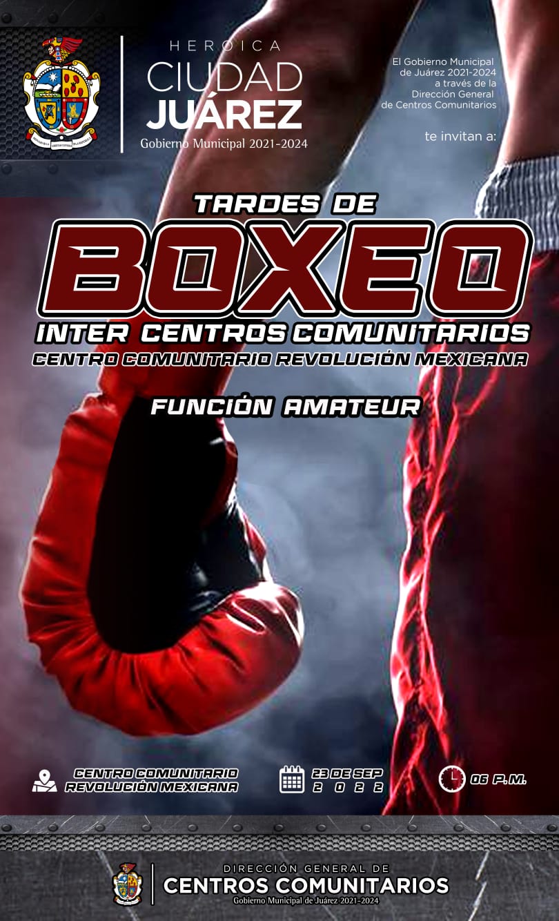 Centro Comunitario Revolución Mexicana organiza tarde de boxeo