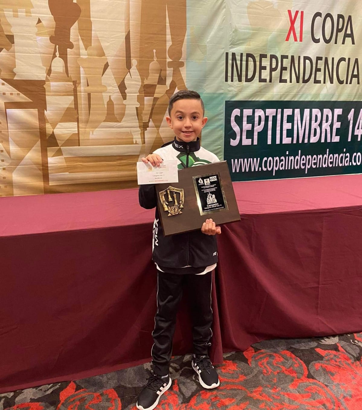 Juarenses regresan victoriosos de la Copa Independencia de Ajedrez 2022