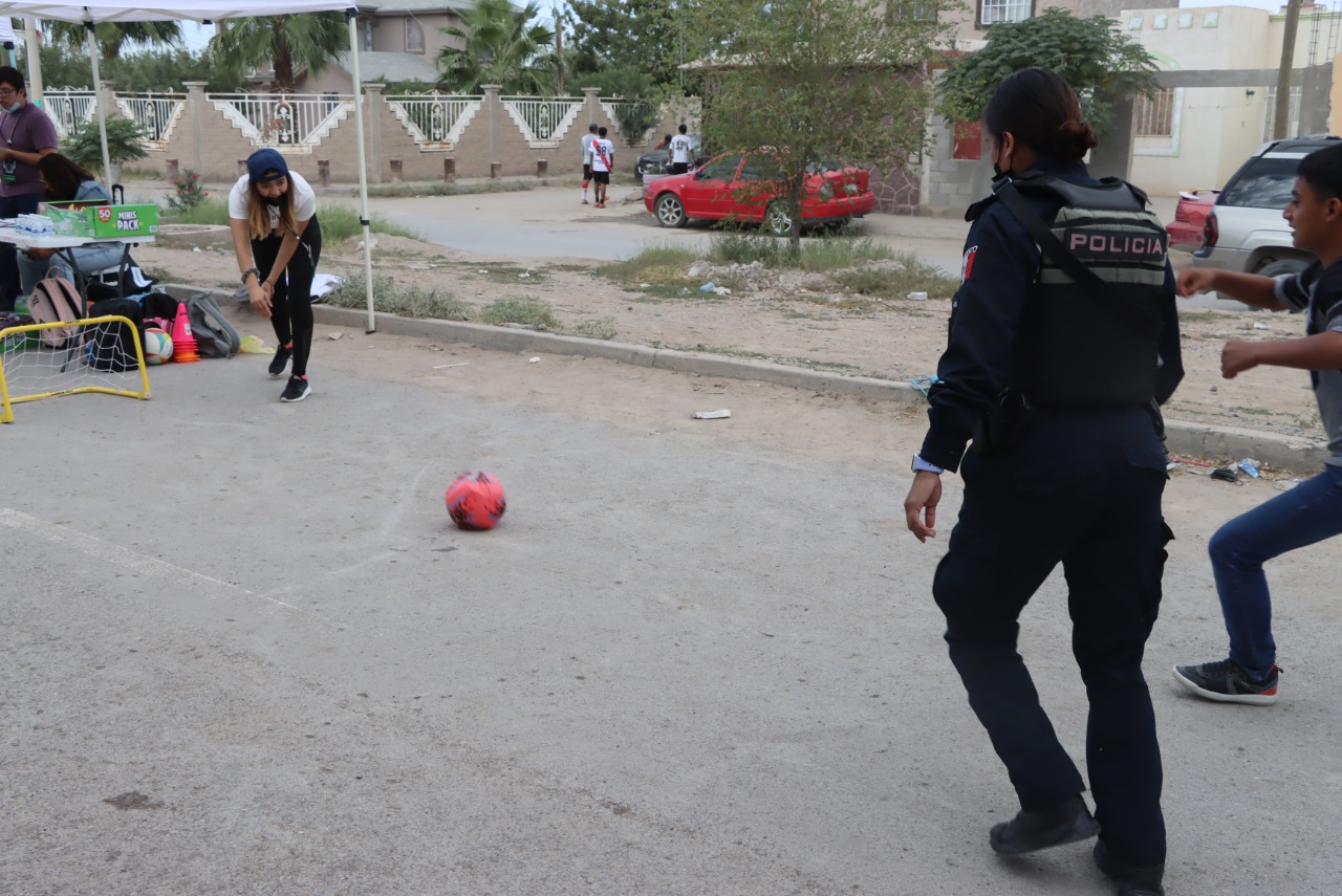 Continua “Cruzada por la juventud: Jóvenes promotores de la prevención” en Riveras del Bravo