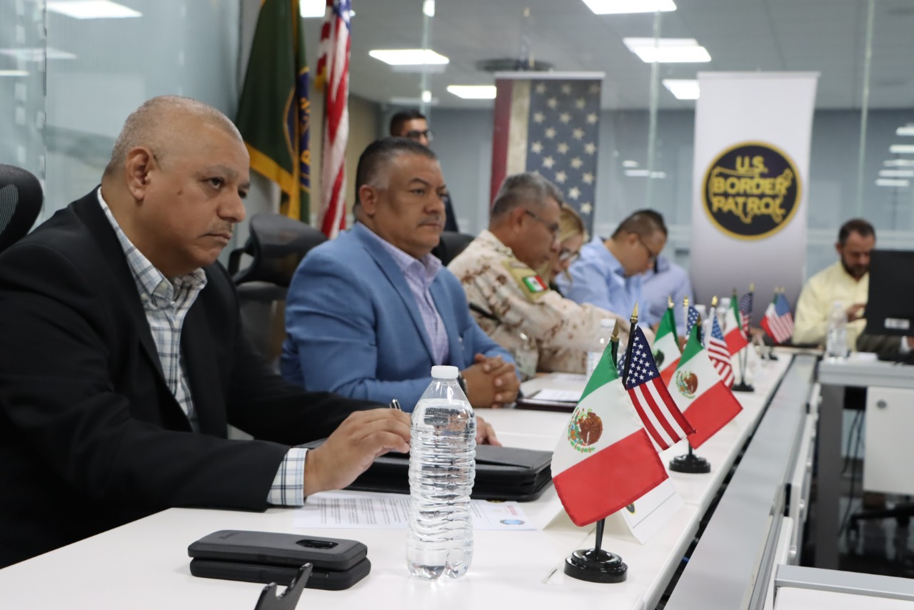 Encabeza titular de la SSPM reunión “Binacional de Seguridad Fronteriza”