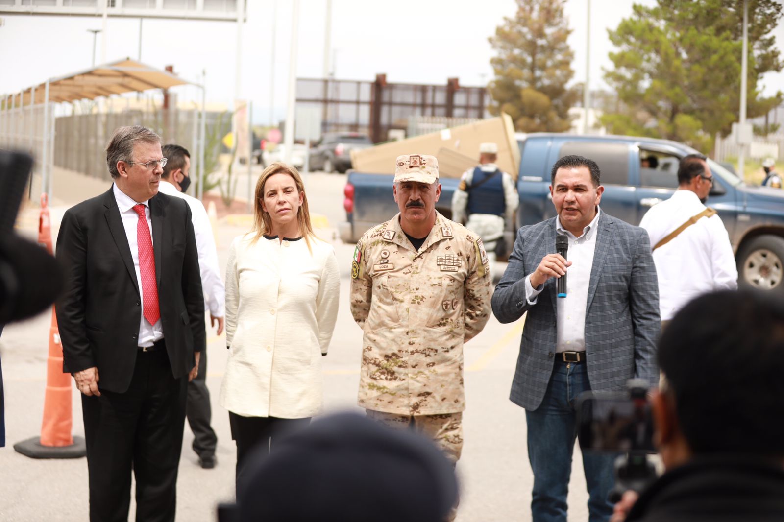 Apoya Presidente Municipal plan para desarrollar el cruce de Jerónimo -Santa Teresa