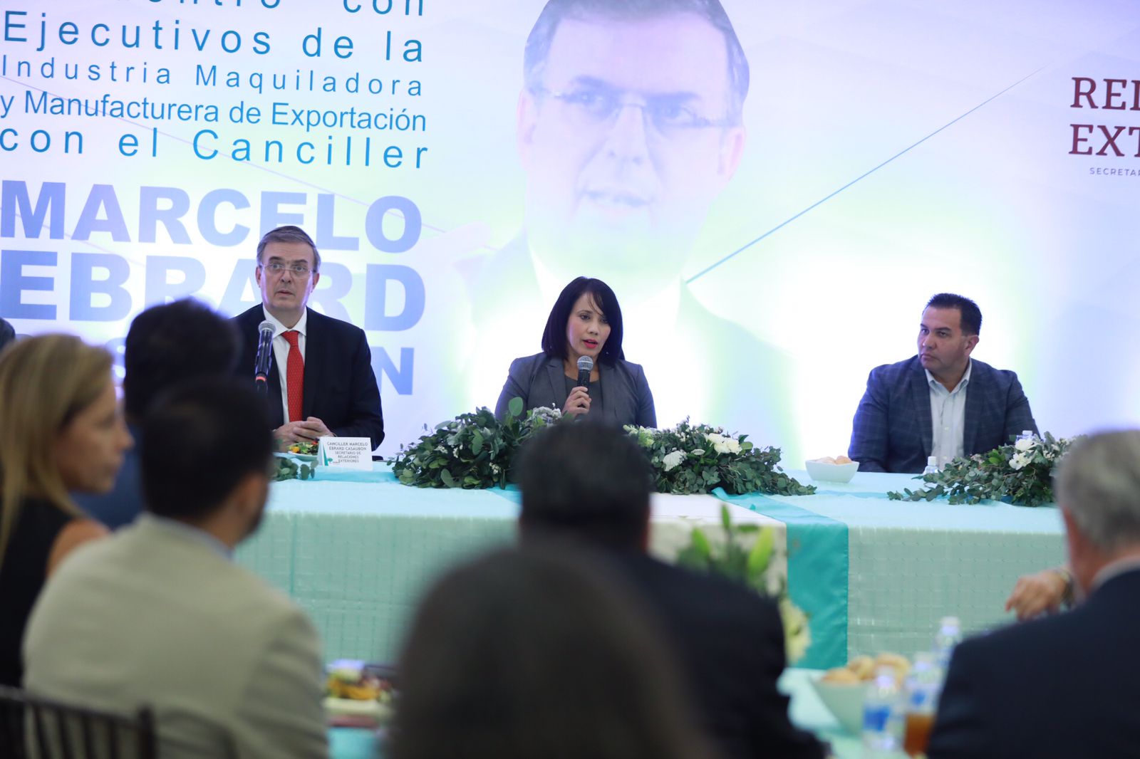 Secretario de Relaciones Exteriores, sostuvo reunión con el sector empresarial