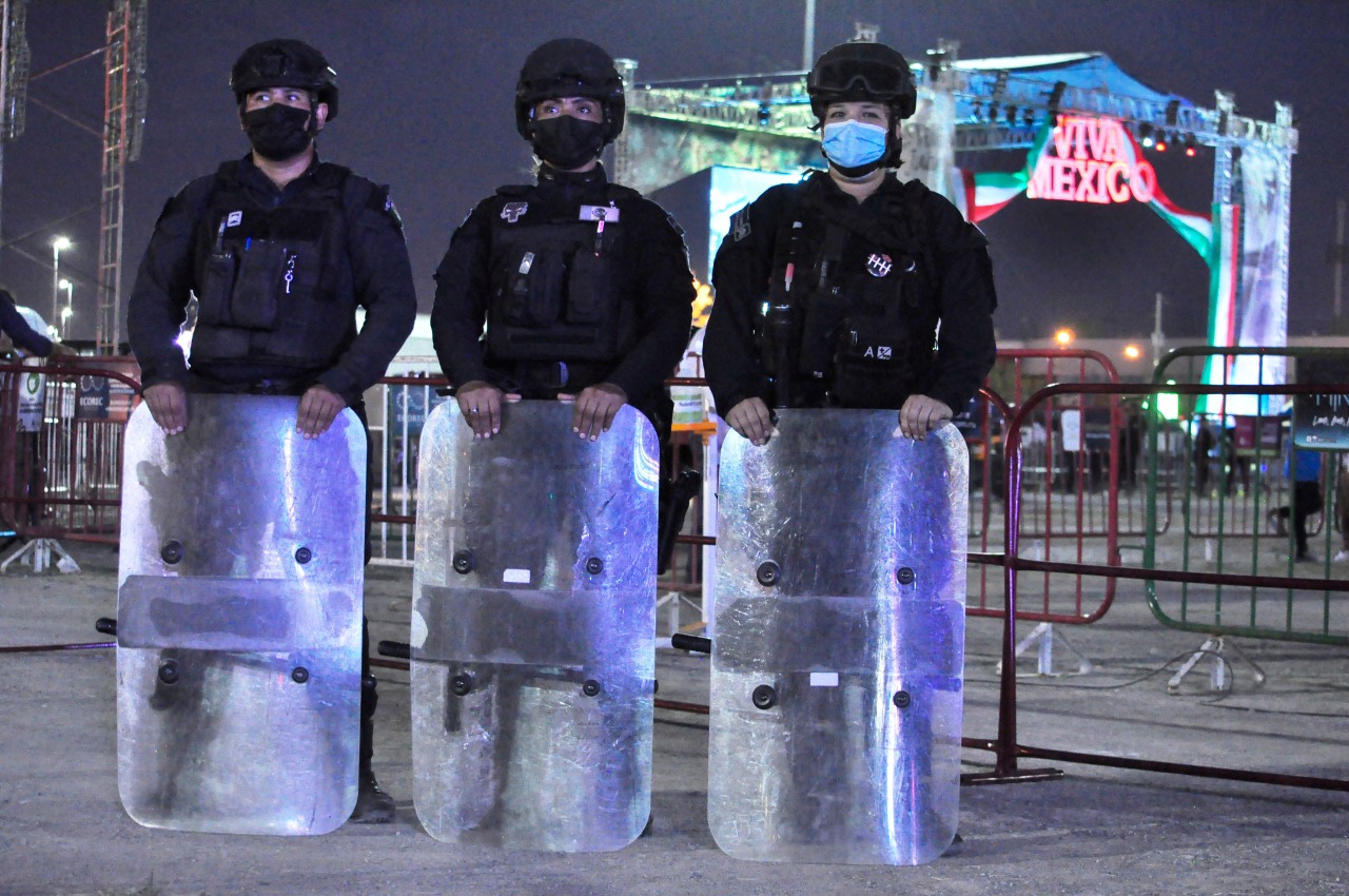 Listos operativos de seguridad por aniversario de la Independencia de México