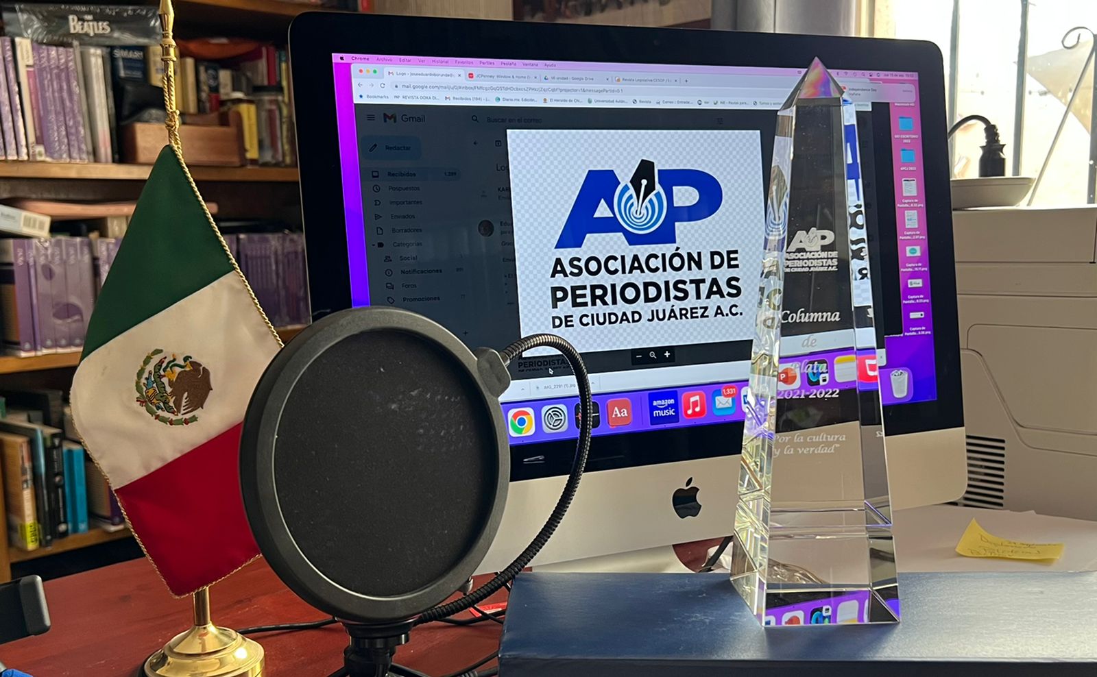 Entregará APCJ premio “COLUMNA DE PLATA 2021 - 2022”