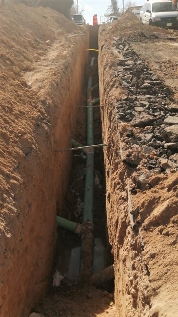 Sustituye la JMAS más de 2 mil metros de tubería a de drenaje