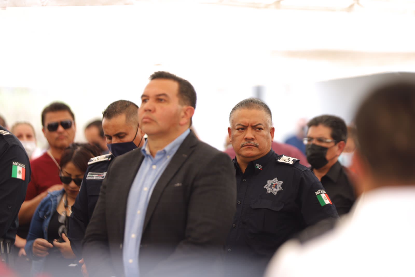 Acompaña Presidente Municipal a Gobernadora en homenaje póstumo de policías caídos