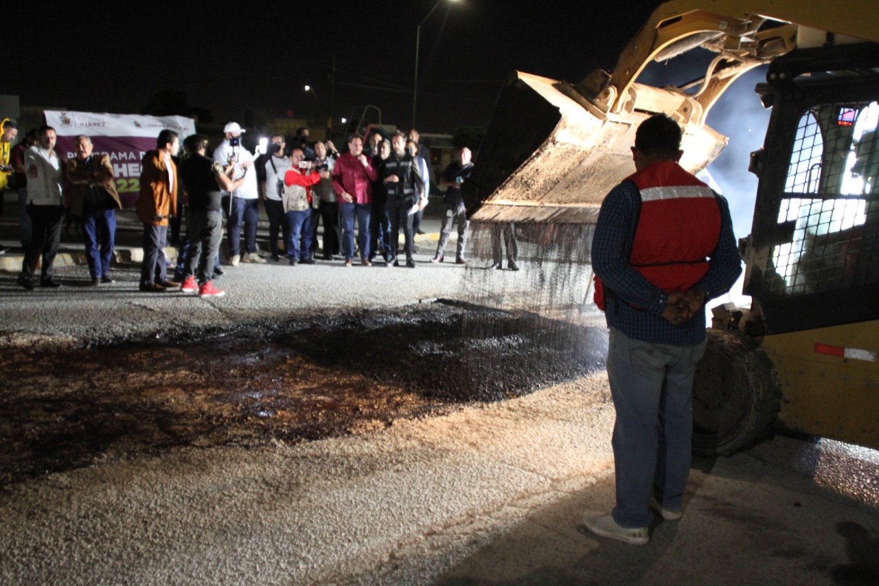 El alcalde realizó  supervisión nocturna de las barredoras mecánicas