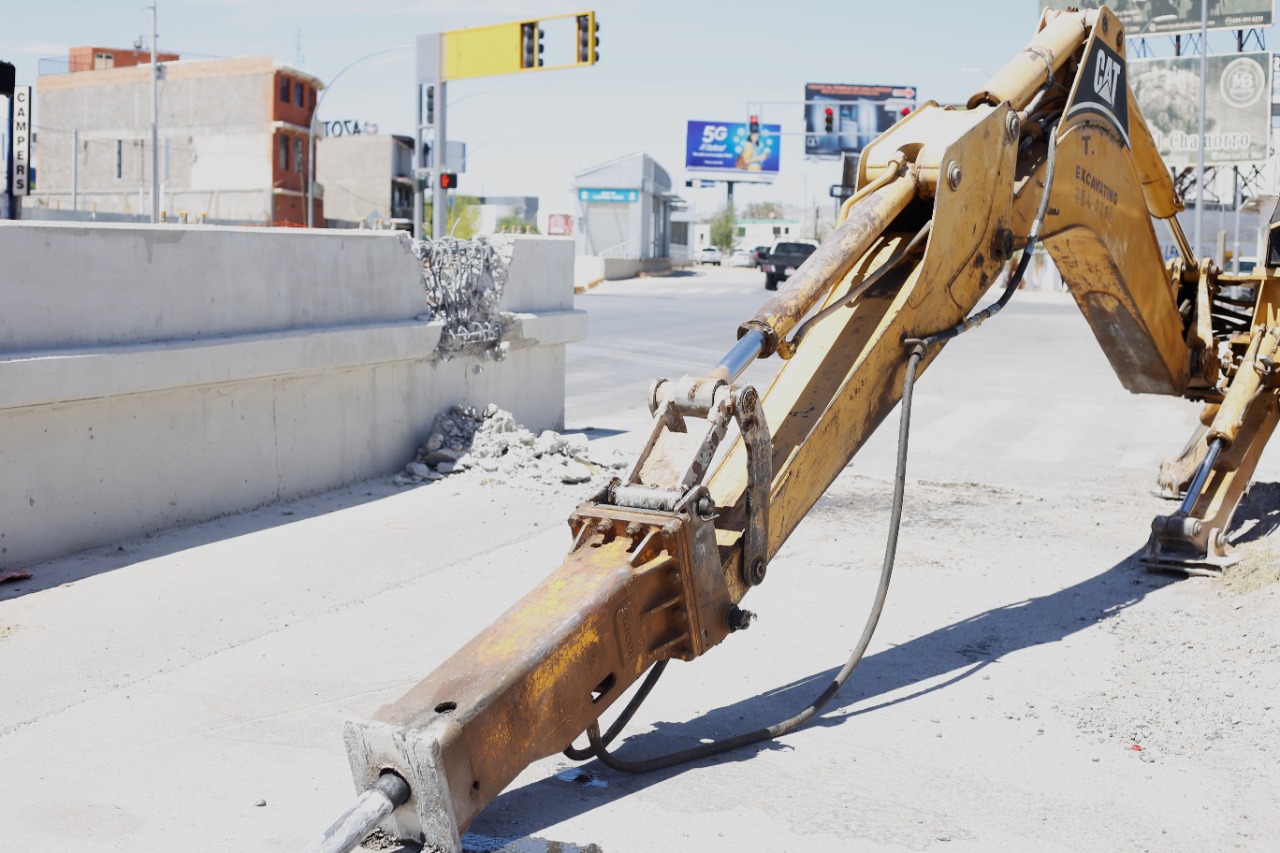 Inicia demolición del muro de San Lorenzo en Ciudad Juárez