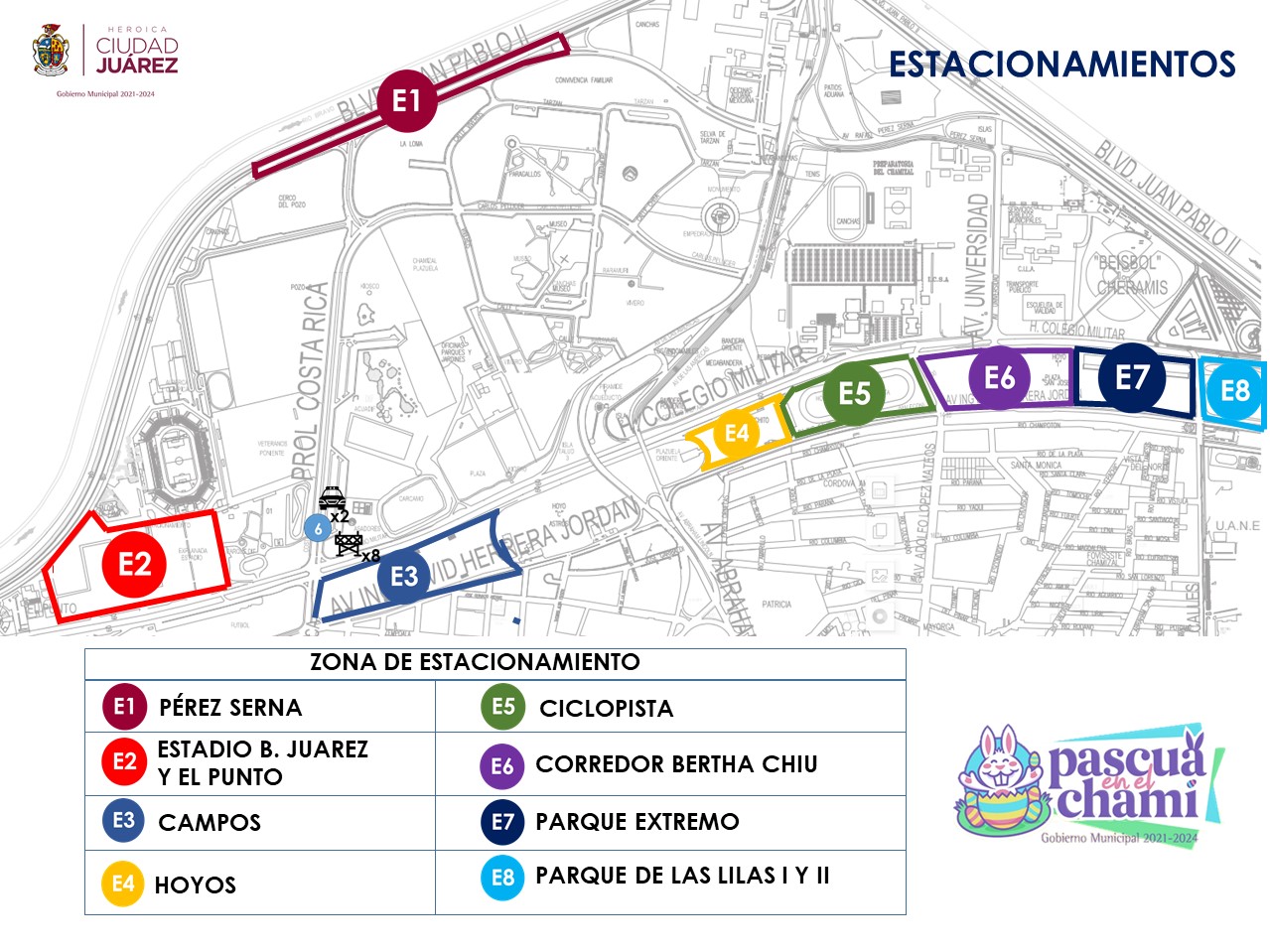 Seguridad Vial resguardará El Chamizal por celebración de la Pascua