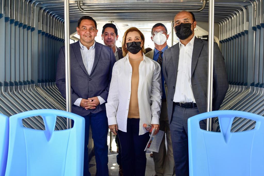 Presenta gobernadora Maru Campos programa de transporte “Juárez Bus”