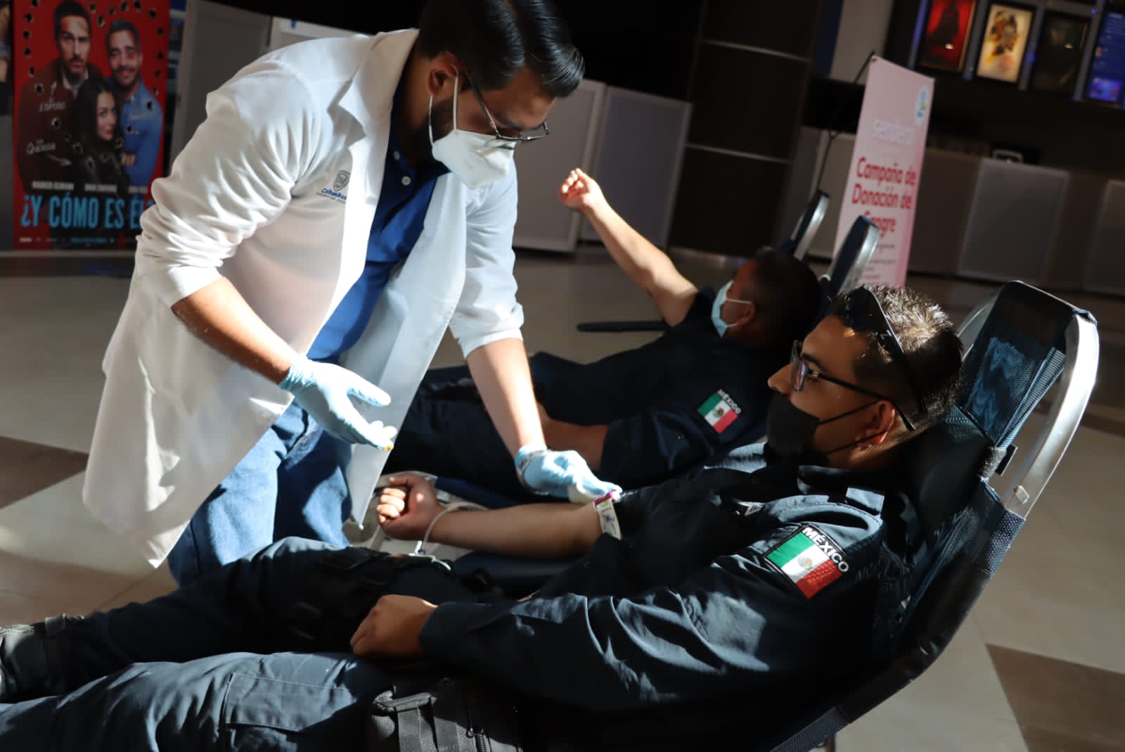 Participa SSPM en campaña altruista de donación de sangre