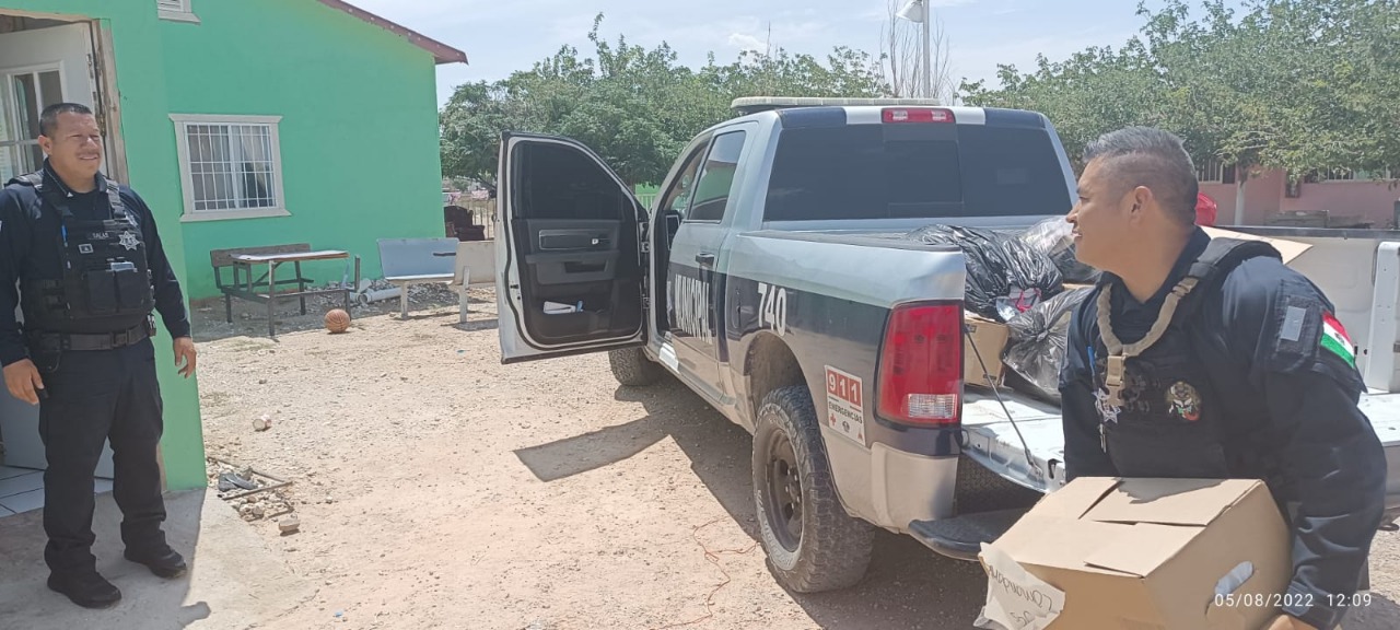 Entrega SSPM donativos en asilos y centro comunitario