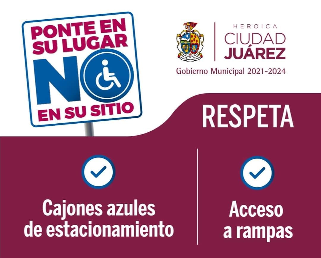 Pide Seguridad Vial respetar cajones azules de estacionamiento