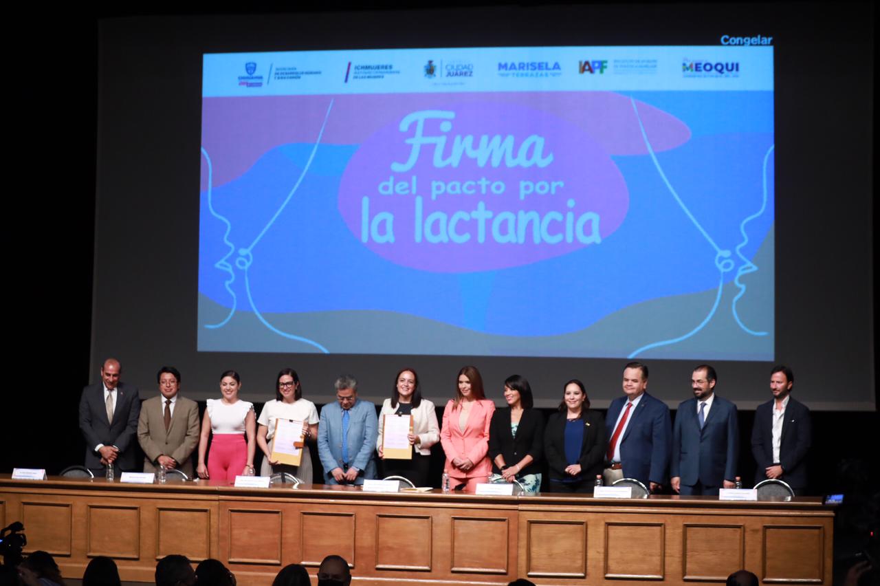 Autoridades y organizaciones civiles firman del Pacto por la Lactancia