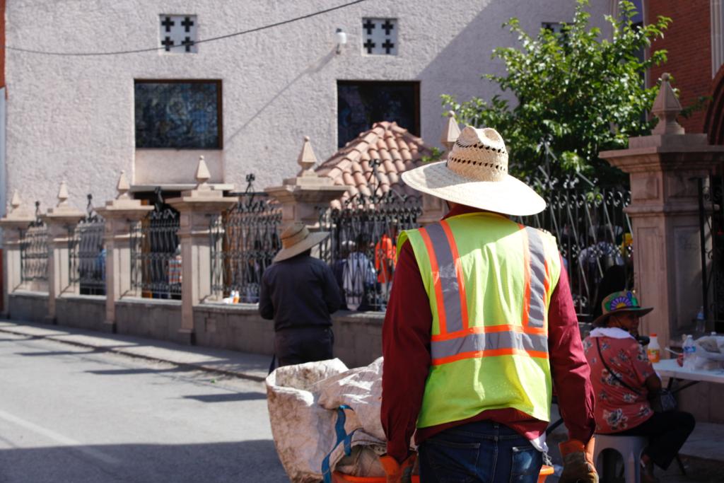 Mantienen recolección de basura y limpieza en San Lorenzo