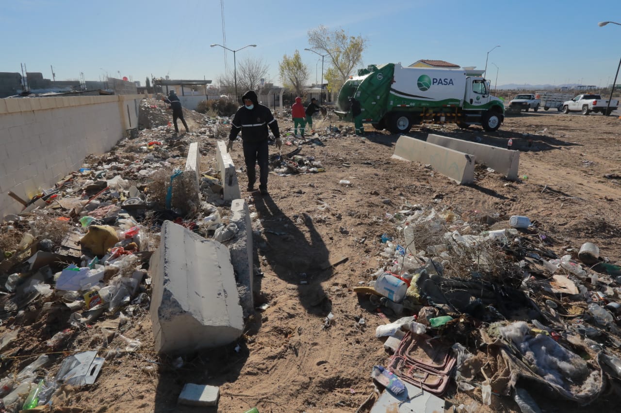 Buscan sensibilizar a la ciudadanía para evitar acumulamientos de basura
