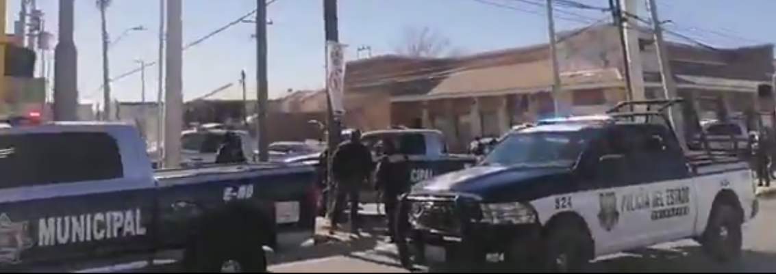 Fuerte movilización policiaca se registro la mañana de este viernes