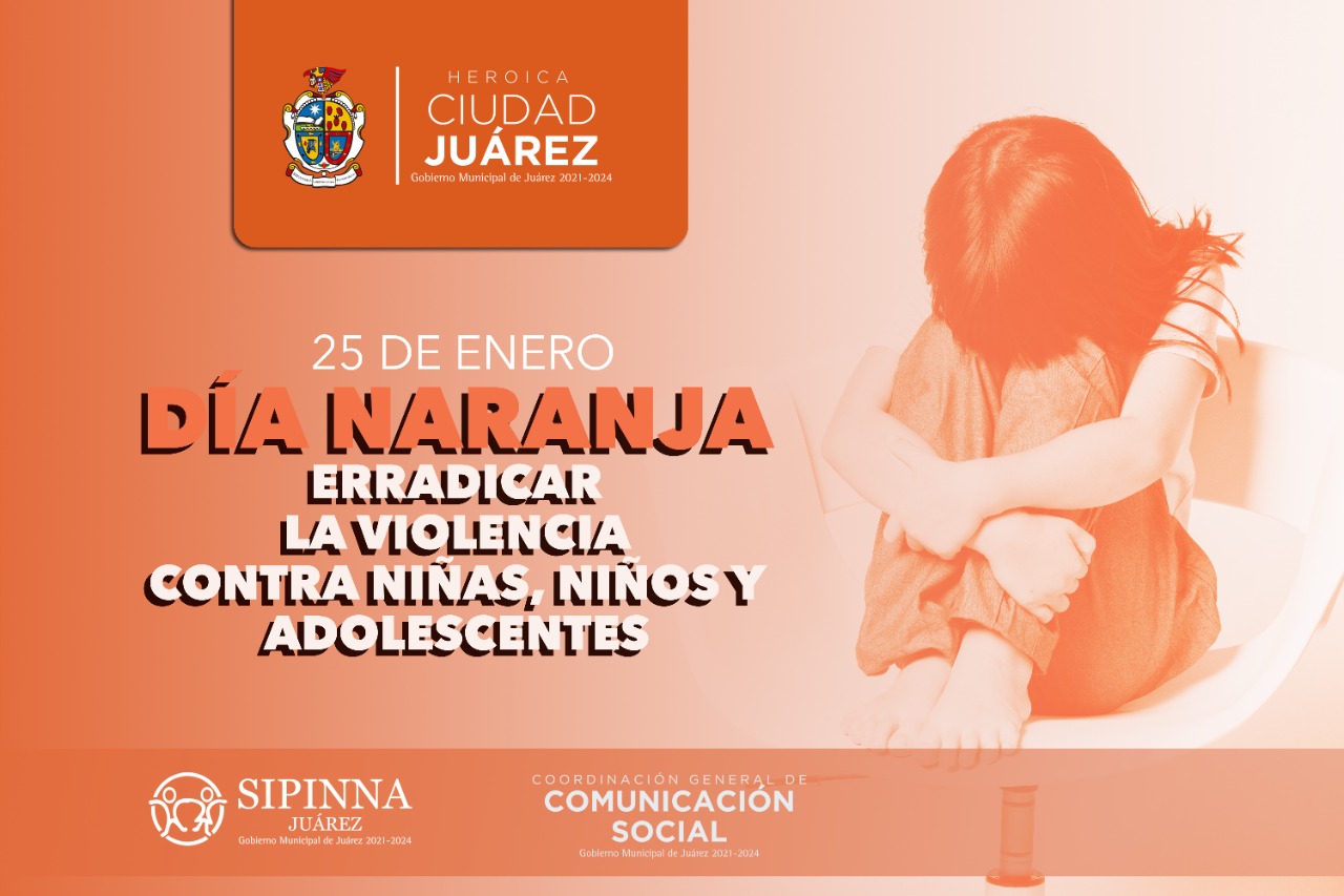 Hoy se conmemora Día Naranja para erradicar la violencia contra niñas, niños y adolescentes