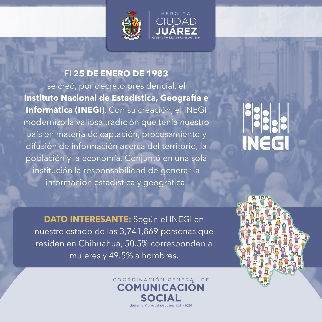 Destaca gobierno municipal de Cruz Pérez Cuéllar valor del INEGI en políticas públicas