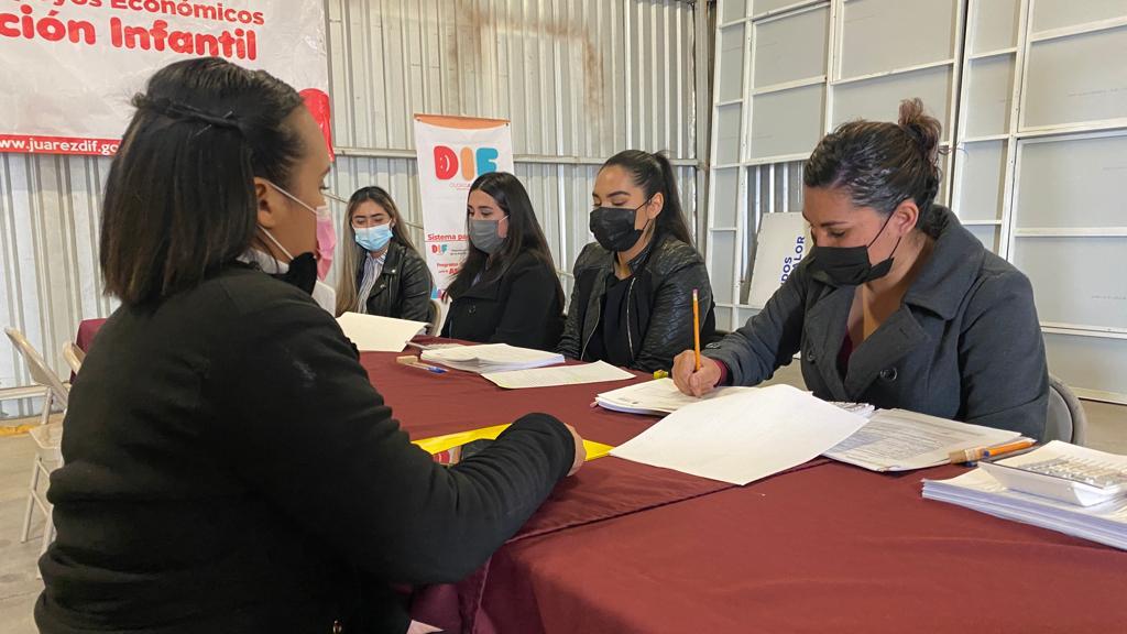 Reciben en el DIF Juárez documentos para los apoyos económicos a infantes