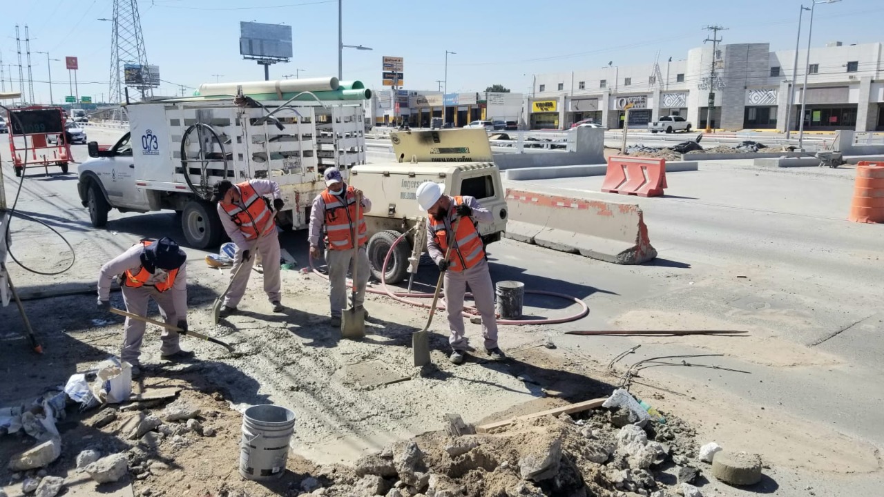 JMAS Juárez repara caja de válvulas