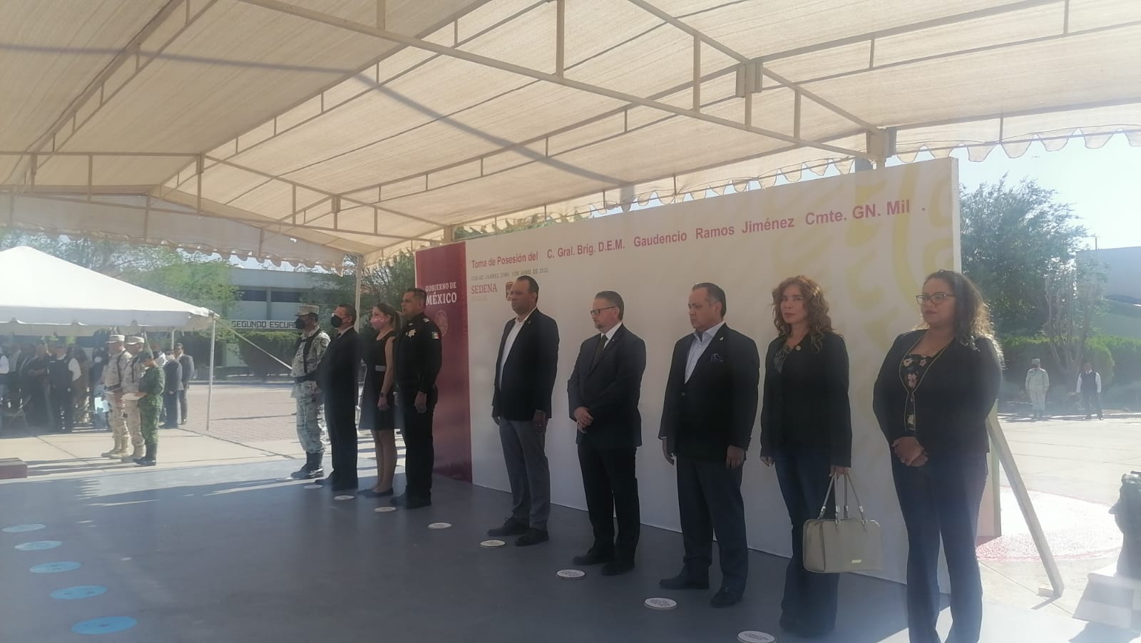 Rinde protesta nuevo comandante de la Guarnición Militar