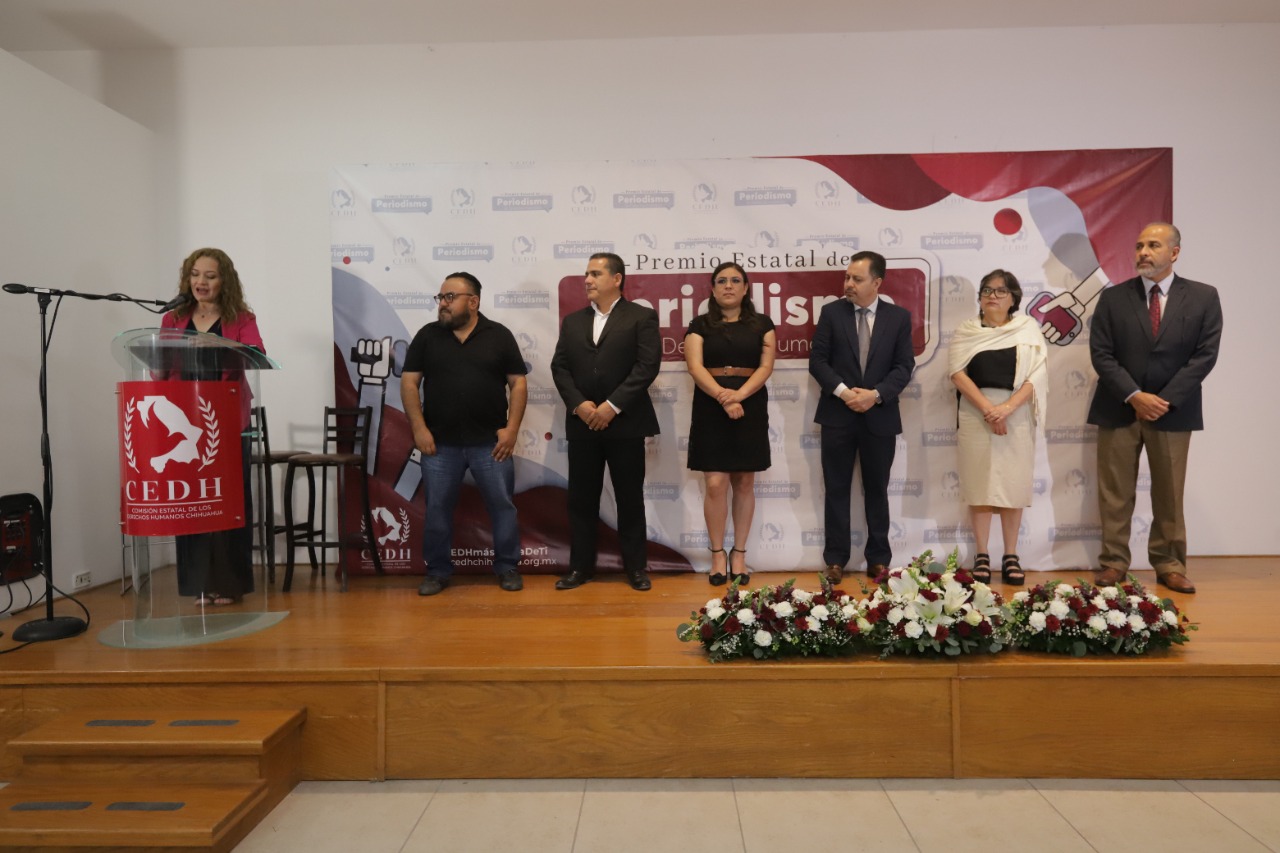 Participa Comunicación Social en entrega del Premio Estatal de Periodismo en Derechos Humanos
