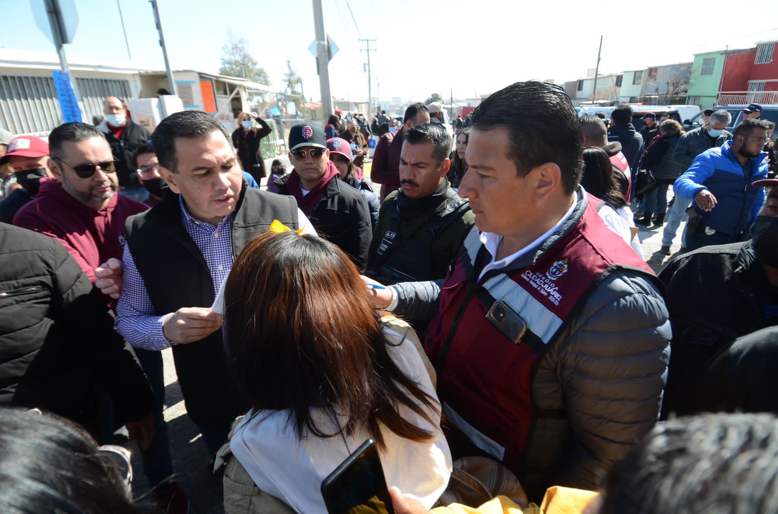 El Presidente Municipal atendió a ciudadanos que acudieron a la Cruzada Comunitaria