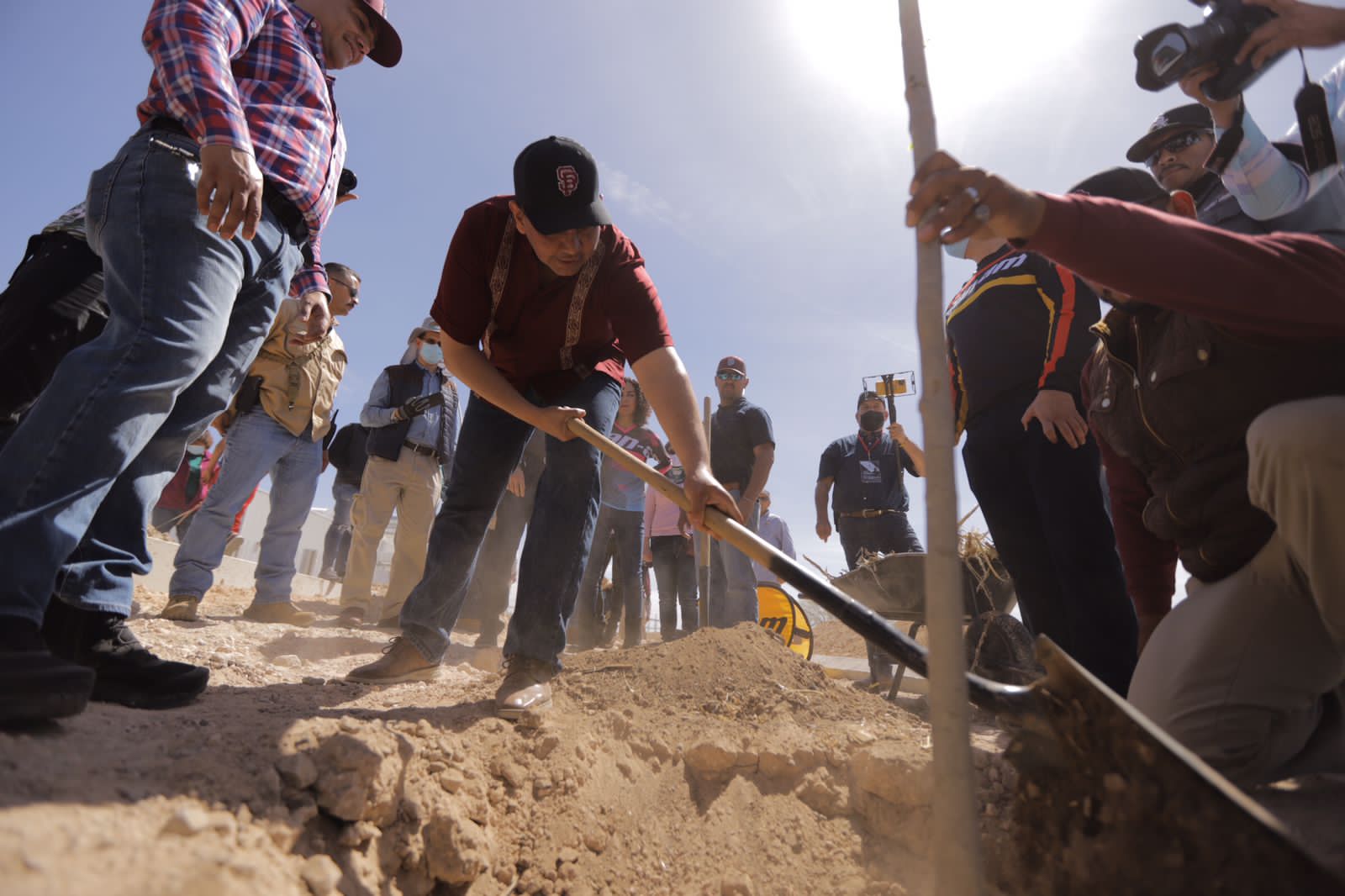 Inició Cruz Pérez Cuéllar reforestación del Parque Lineal Prolongación Tomás Fernández