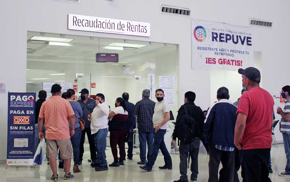 Saturación en Recaudación de Rentas solo momentánea