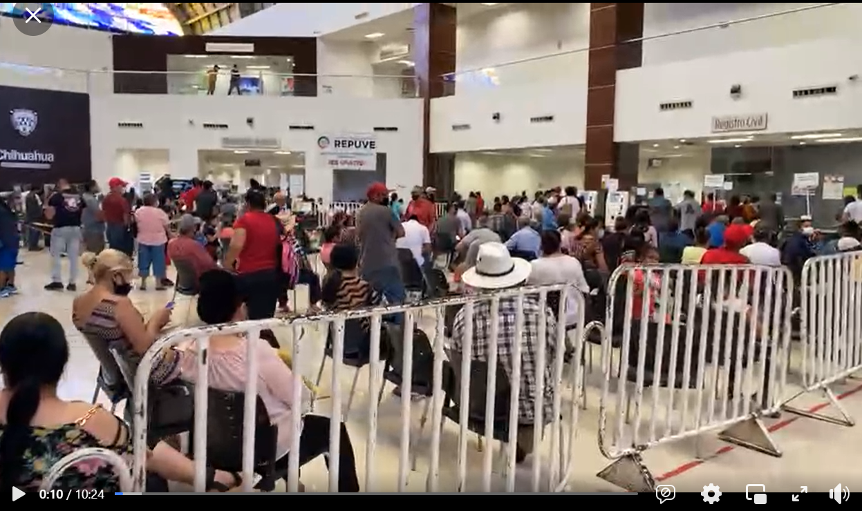 Abren en Juárez dos macro módulos para programa de replaqueo