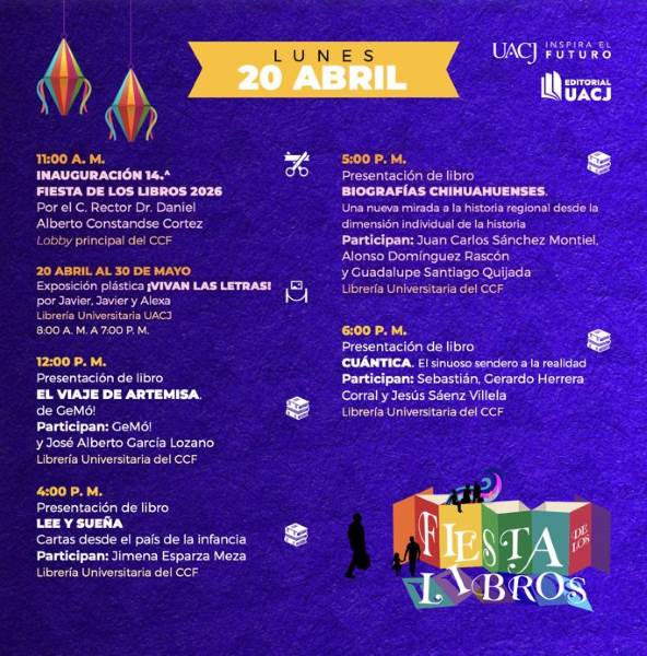 Regresa la Fiesta de los Libros 2026 a Ciudad Juárez