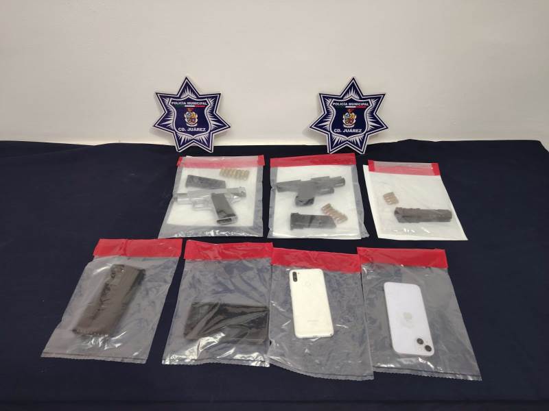 Detienen a tres hombres con armas de fuego en Villa Solares