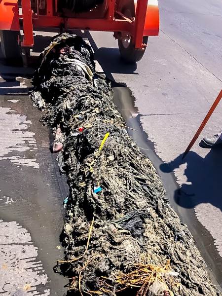 Basura en alcantarillado pone en riesgo operatividad del drenaje